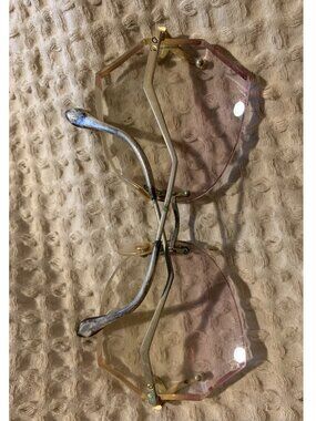 60s Vintage Original Oleg Cassini Tiffany No. 6 Butterfly Eyeglasses - OS